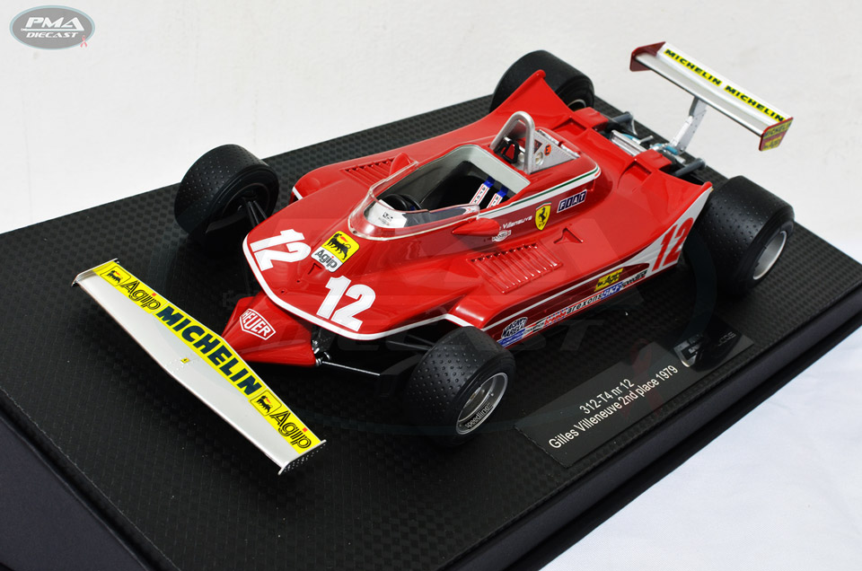 GILLES VILLENEUVE 1979 FERRARI 312T4 1:18